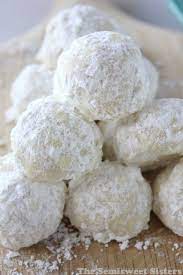 Soft italian cookies are dipped in a creamy glaze, topped with colorful sprinkles. Snowball Cookies Without Nuts Recipe Snowball Cookies Wedding Cookies Recipe Snowball Cookie Recipe
