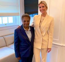 Lori lightfoot in full lori elaine lightfoot is an american politician. File Lori Lightfoot And Ivanka Trump D5 P2fkxoaarrkz Jpg Wikimedia Commons