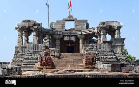 View of the ruined Lord Shiva Temple, a ...