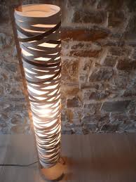 Convolution 4ft Floor Lamp Contemporary Unique Handmade In Cornwall Unusual Floor Lamps Contemporary Floor Lamps Wooden Floor Lamps