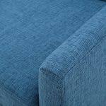 A classic piece made modern, this armchair is a fine way to round out a living room arrangement or act as the newest addition to your reading nook. Archibald Mid Century Modern Fabric Accent Chair In Blue Farmhouse Goals