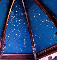 Dreaming Of A Midnight Blue Ceiling And Golden Stars Blue Ceilings Star Ceiling Sky Ceiling
