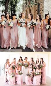 V Neck Chiffon Pink Long Bridesmaid Dresses 2019 Bridesmaid Dresses Cheap Price Bridesmaid Dresses Wed Bridesmaid Pink Bridesmaid Dresses Bridesmaid Dresses