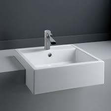 semi recessed basins  sweet puff glass