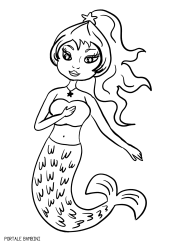 Disegni Di Sirene E Sirenette Da Stampare E Colorare Portale Bambini Mermaid Coloringpages Coloringinspiration Coloring Co Colori Disegni A Mano Disegni