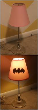 Shop kids superhero lamps from pottery barn kids. Diy To Design Batman S Magic Symbol On A Bedside Lamp Oh My Fiesta For Geeks