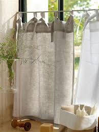 Brise Bise En Lin Rideaux De Fenetre Pour La Cuisine Rideaux Chambre A Coucher Traitements De Fenetre De Cuisine