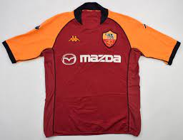 2002 03 As Roma Cl Shirt Xl Football Soccer European Clubs Italian Clubs As Roma Classic Shirts Com