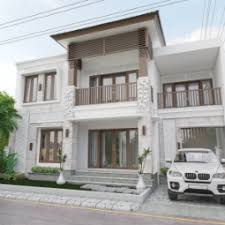 Rumah kontrakkan 5 unit type 21 dan 2.5 lantai rumah tinggal, modern tropis style, design and build project (5). Rumah Tropis Minimalis Tropical Minimalist House Bali Style 3d Warehouse