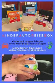 Die Kinderautoreisebox Reisen Mit Kindern Ohne Multimedia Madchenmutter Reisen Mit Kindern Kinder Autos Kleinkind Reise