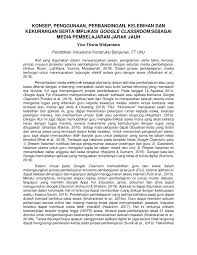 Karena orang yang berbuat kebaikan tersebut lebih tahu apa maksud dan tujuan memposting kebaikannya di akun medsosnya. Pdf Konsep Penggunaan Perbandingan Kelebihan Dan Kekurangan Serta Implikasi Google Classroom Sebagai Media Pembelajaran Jarak Jauh