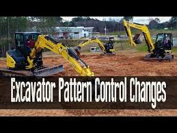 Yanmar Academy Excavator Pattern Control Changes Youtube