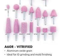 1/8 Inch - Mounted Points Premium Pink Aluminum Oxide - Box ...