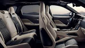 There are plenty of quality materials throughout the cabin, giving it the posh feel you expect in a luxury suv. 2019 Jaguar F Pace Interior Jaguar West Chester
