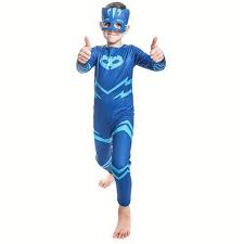 2 3 Yas Pija Maskeliler Kostum Catboy Mavi Kedi Cocuk 40 00 Tl
