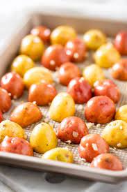 Browse dozens of recipes for potato and sweet potato side dishes on our guide to thanksgiving dinner, where you'll find hundreds more recipes for turkey, sides, and. Easy Oven Roasted Potatoes Recipe Golden Crispy Plated Cravings