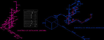 I like to hire mohamed s. Water And Sanitary Plumbing Isometric 2 Storey House Dwg Block For Autocad Designs Cad