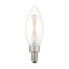 Jtechs Inc 2 6 Watt 25 Watt Equivalent B10 Led Dimmable Light Bulb Warm White 2700k E12 Candelabra Base Wayfair