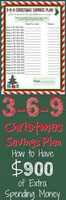 3 6 9 Debt Free Christmas Savings Plan With Free Printable
