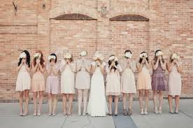Pin By Engaged Inspired On Bridesmaids Unique Bridesmaid Dresses Neutral Bridesmaid Dresses Mismatched Bridesmaid Dresses