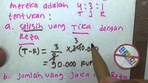 Contoh soal seperti ini sudah diposting di blog ini. Cara Cepat Belajar Perbandingan Matematika Sd 2 Youtube