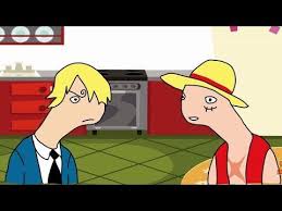 كرتون بليز لا لوفي قبعة القش ضد سانجي الطباخ Youtube Family Guy Fictional Characters Character