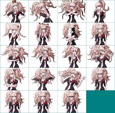 The Spriters Resource Full Sheet View Danganronpa 2 Goodbye Despair Junko Enoshima Danganronpa Danganronpa Junko Danganronpa Characters