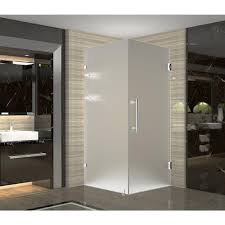 Get free shipping on qualified frosted glass interior & closet doors or buy online pick up in store today in the doors & windows department. Aston Aquadica 36 X 36 X 72 Completely Frameless Square Hinged Shower Enclosure In Frosted Glass Oil Rubbed Bronze Kitchen Bath Fixtures Bathroom Fixtures