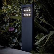 Noatak Matt Charcoal Grey Led Post Light Post Lights Diy Lighting Power Led