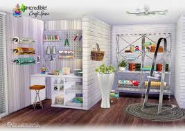 Simcredible Designs Craft Space Sims 4 Downloads Sims 4 Cc Furniture Sims 4 Kitchen Space Crafts