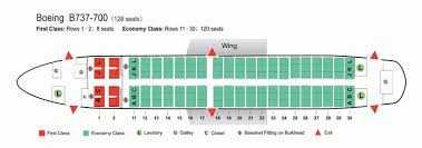 air china airlines boeing 737 700 aircraft seating chart