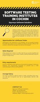 Software Testing Training Institute In Cochin Visual Ly Software Testing Software Train