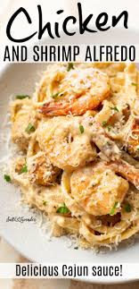 Cajun Chicken And Shrimp Alfredo Chicken And Shrimp Alfredo Cajun Shrimp And Chicken Pasta Recipe Shrimp Alfredo Recipe