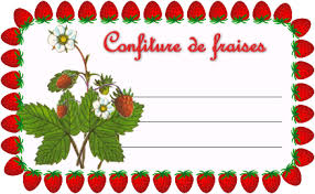Etiquettes A Confitures A Imprimer Gratuitement 1000 Idees A Faire Chez Soi Etiquette Confiture Confiture Fraise Confiture