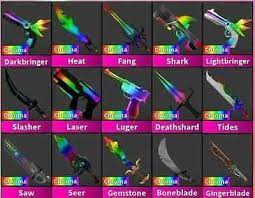 Never imagined this would work but damn its so simple. Godly Chroma Set 15 Items Mm2 Roblox Murder Mystery 2 Fast Delivery Crazy Price Eur 23 79 Picclick De