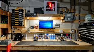 Garage Tinker Station Imgur Basement Workshop Garage Workshop Garage Organisation