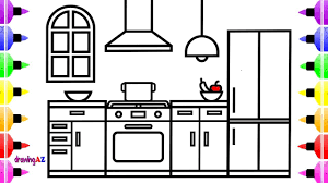 Create kitchen plans and more. Drawing For Kids Kitchen Novocom Top