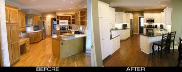 Pictures Of Kitchens With Golden Oak Cabinets Transformed From Plain Golden Oak To Stunning White Refacing Kitchen Cabinets Cabinet Refacing Oak Kitchen