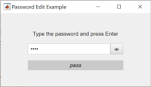 More useful tricks and examples. App Designer Password Edit Field File Exchange Matlab Central