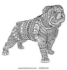 Bulldog Coloring Book For Adults Dog Coloring Page Animal Coloring Pages Horse Coloring Pages