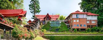 Kundasang is in sabah in malaysian borneo. Kinabalu Park World Heritage Site Mount Kinabalu