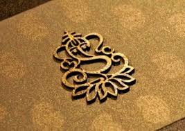 Metal Ganesh Cool To Use On Actual Invitations Wedding Invitation Card Design Wedding Invitations Logo Indian Wedding Invitations