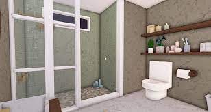 Thinking we'd rather have a light color but not a bright white. Guest Bathroom Ideas Bloxburg 4x4 Bathroom 6x6 Horitahomes Com Modern Bathroom Bathroom Ideas Sconce Contemporary Bathroom Spencerrhody