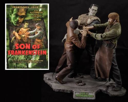 Son of Frankenstein 1/6 Scale 3 Figure Resin Model Kit by Forbiden Zone Son  of Frankenstein 1/6 Scale 3 Figure Resin Model Kit by Forbiden Zone Boris  Karloff, Bela Lugosi and Basil