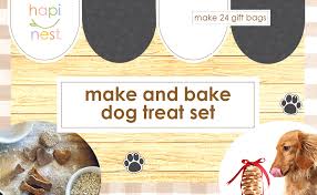 Maybe you would like to learn more about one of these? Amazon Com Hapinest Make Your Own Homemade Dog Treats Kit Dog Bone Cookie Cutters 24 Gift Bags And Tags Dog Biscuit Roller And 3 All Natural Dog Treat Recipes Home Kitchen