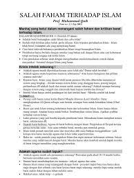 Bagaimana salah faham tentang islam dan ilmu pengetahuan? Nota Ringkas Salah Faham Terhadap Islam