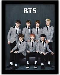 Bts is a seven member south korean boy group under bighit entertainment that debuted on june 13 the band has also been recognized with numerous prestigious awards like the billboard music. Bts Bangtan Boys Wall Frame Bts Band Members Wall Poster With Glass Frame Paper Print Music Personalities Posters In India Buy Art Film Design Movie Music Nature And Educational
