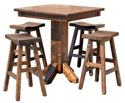Joinery House Bar Tables Rustic Pub Table Set In Wormy Maple Pub Table Rustic Pub Table Pub Style Table