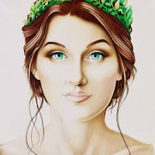 Oracle of Delphi. Pythia was the high priestess of the Temple of Apollo…for  these unsettled times we now live in. A painting from 2020 when our future  was uncertain. Oil