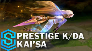 Prestige K Da Kai Sa Skin Spotlight Pre Release League Of Legends Youtube I cant wait to see what her offical prestige skin will come out. prestige k da kai sa skin spotlight pre release league of legends